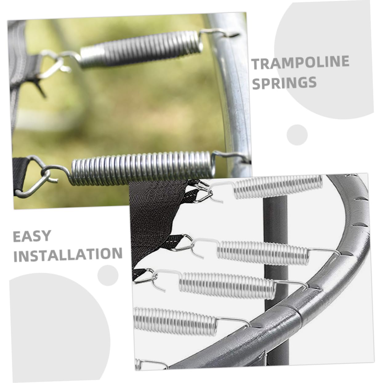 Anneome 10stücke Ersatz-trampolinfedern Verzinkte Stahl-universalfeder Metall-Trampolin-werkzeugzubehör Robuste Trampolin-ersatzfedern Ersatz-trampolinfedern