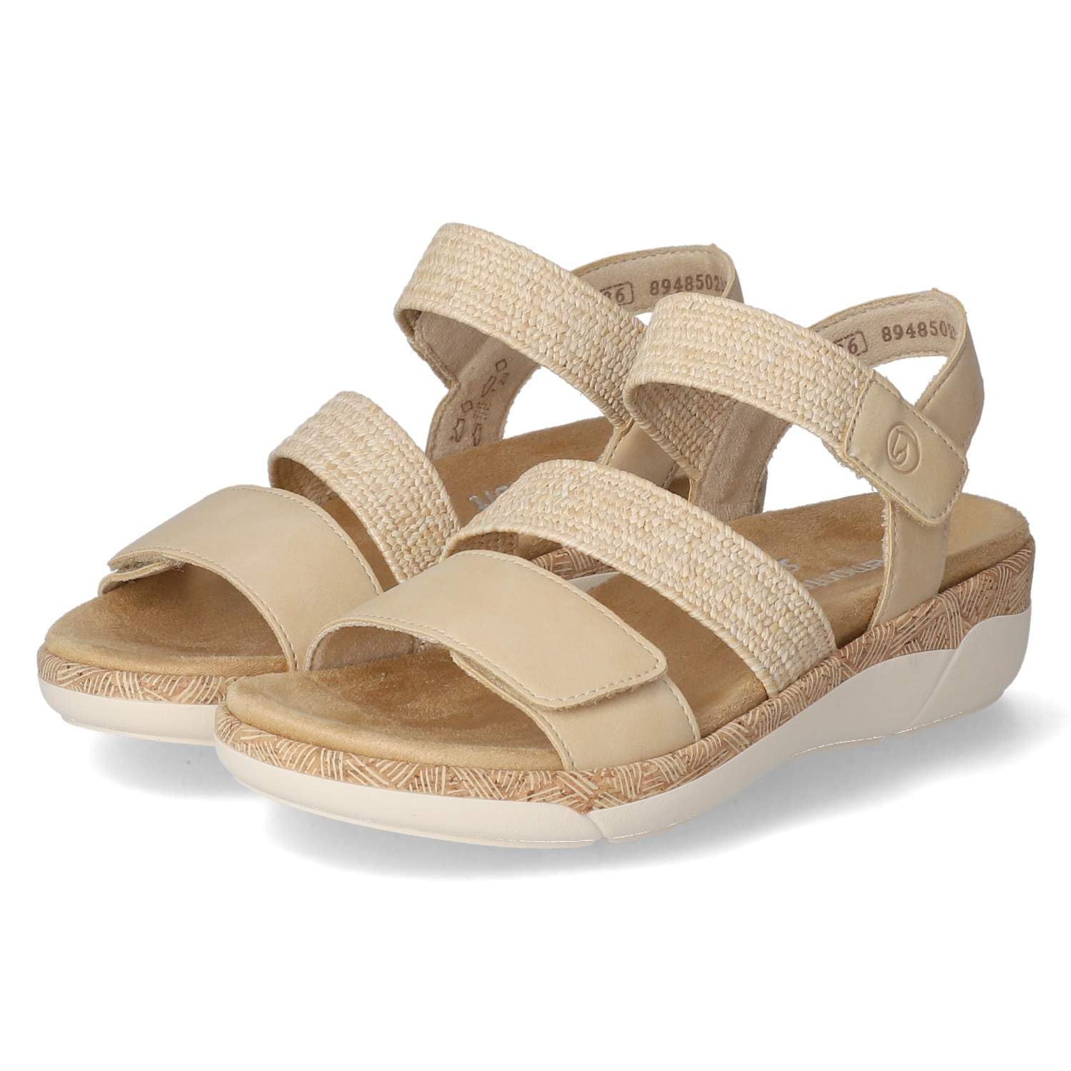 Remonte Women's R6861 Strappy Sandals, brown, 6 UK