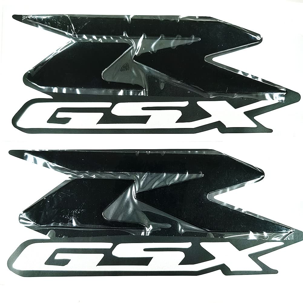Pro_Bikery Carbon Fiber Look Yoke Cover + Emblem Set – For Suzuki GSX-R600/750 2006-2023, Black