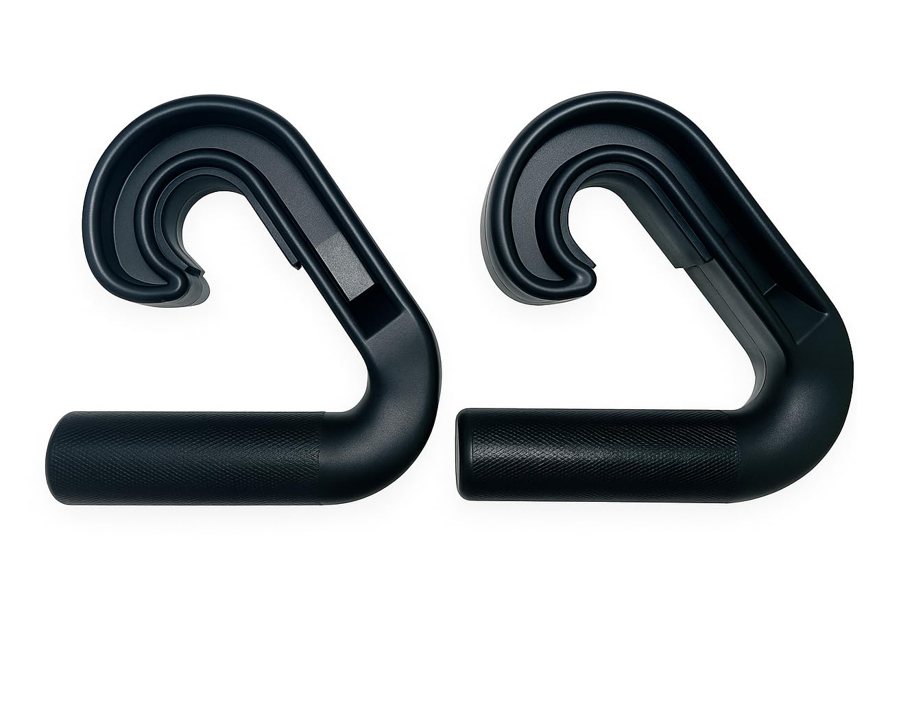 elexiq neutral grip handles for pull up: ergonomic portable hooks for barbell row deadlift resistant bands for home gym fitness enthusiasts