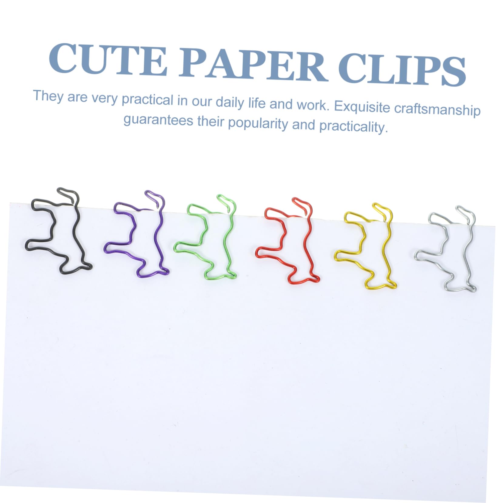 DOITOOL 5 Set Fermacarte Colorati Cavallo Clip Per Ufficio E Casa Decorativi E Pratici Per Documenti E Cancelleria 80 Pezzi * 5