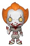 Pop! Horror: IT - Pennywise with Severed Arm, Amazon Exclusive Collectible Figure, Multicolor