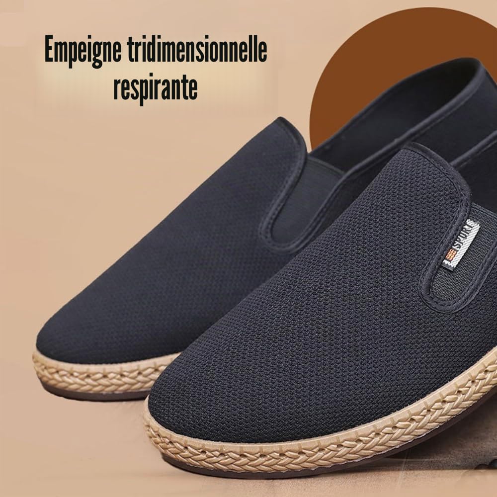 Espadrilles Homme Chaussures Mode Canvas Mocassin Homme