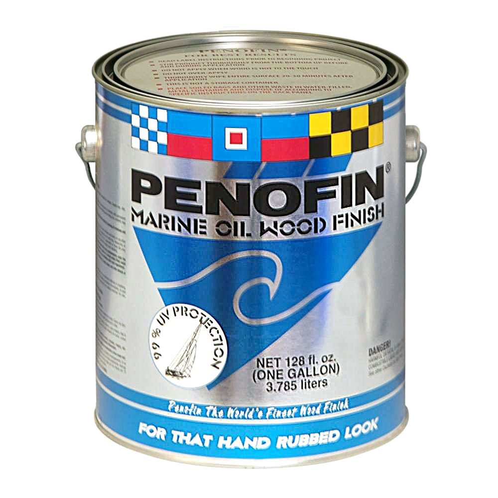 Penofin # F5emaga ~ Marine Oil Finish - 1 Gallon - Translucent Natural By