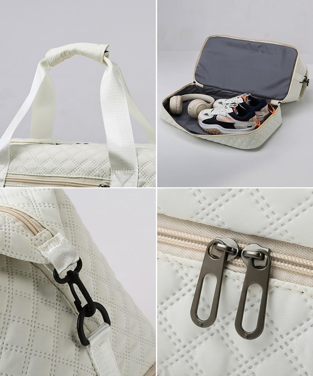 Amazon | キルティング トラベルバッグ 大容量旅行 ボストンバッグ