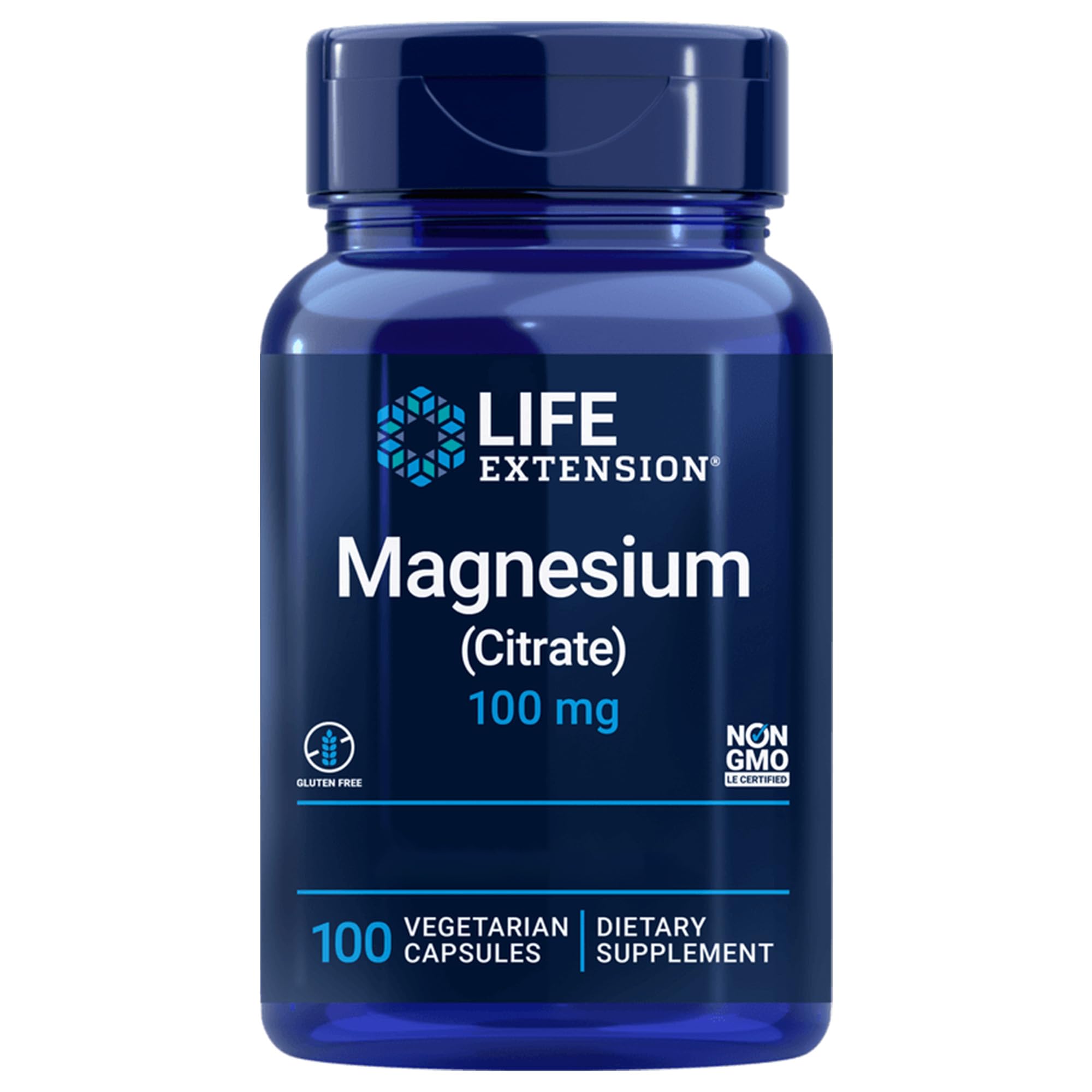 Life Extension, Magnesium Citrate, 100mg, 100 Vegan Capsules