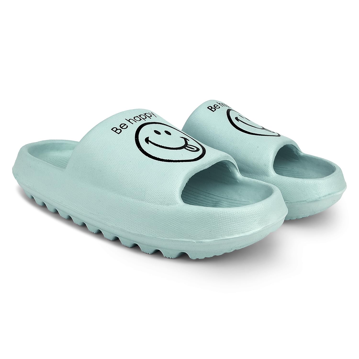 Pampy Angel EVA Smiley Women's Flip Flops Slides Back Open Household Comfortable Slippers