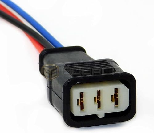 Miniatura 1 de 1 arnés de coleta de conector para motor de ventilador de bombilla GM Volkswagen de 3 vías
