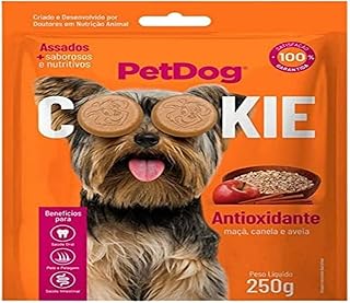 Biscoito Pet Dog Cookie para Cães Sabor Maçã com Canela - 250g