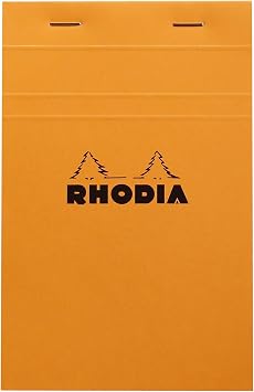 Bloc n14 Rhodia orange 11x17 80 F 5x5 - 14200C