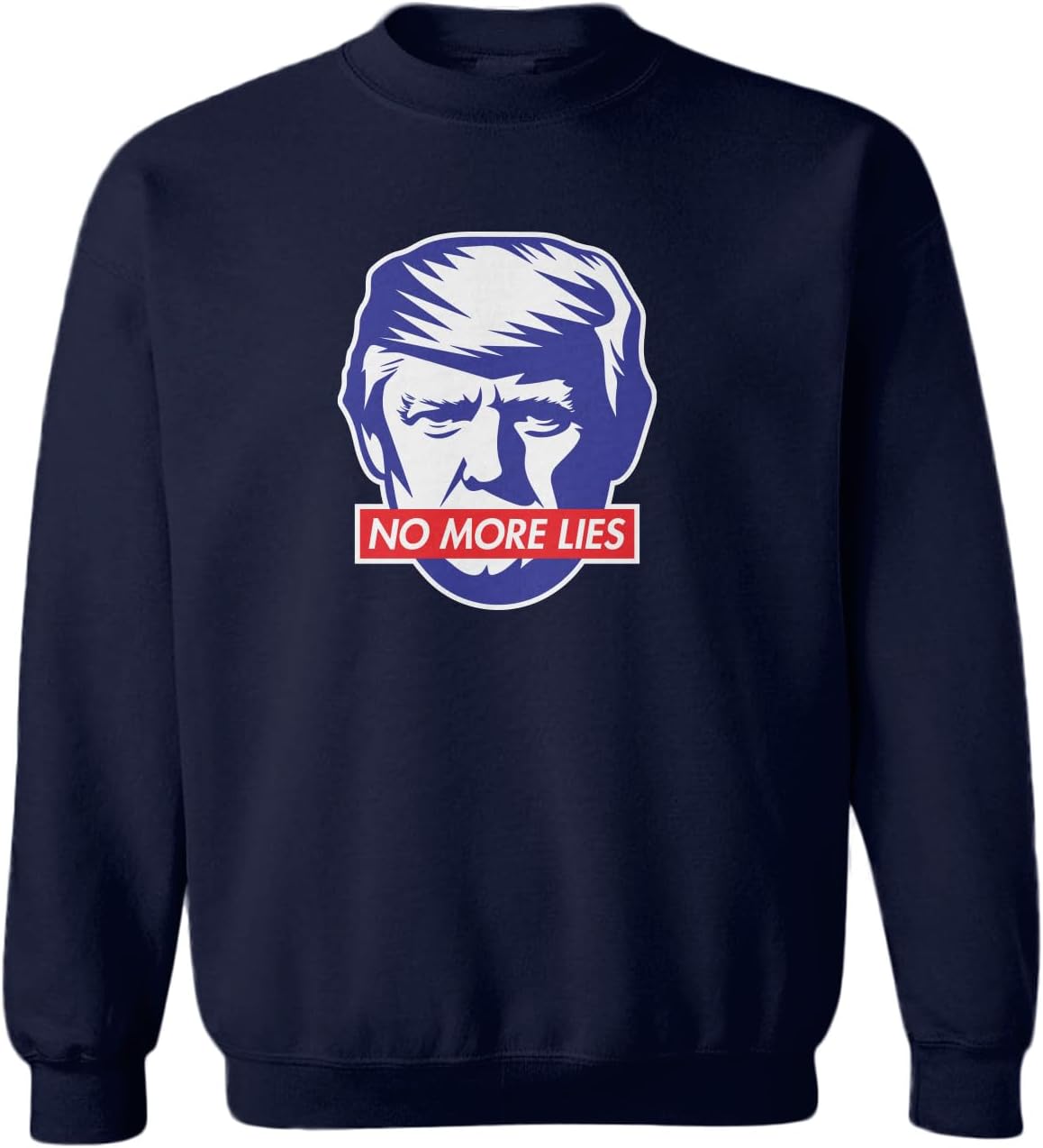No More Lies - Patriotic Protest Toddler Fleece Crewneck Sweater