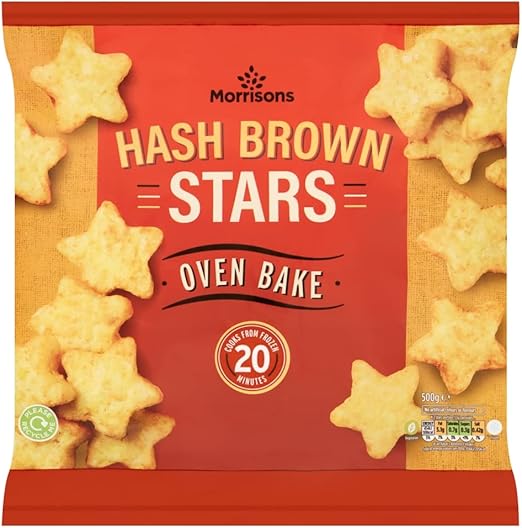 Morrisons Hash Brown Stars 500g Amazon.co.uk Grocery