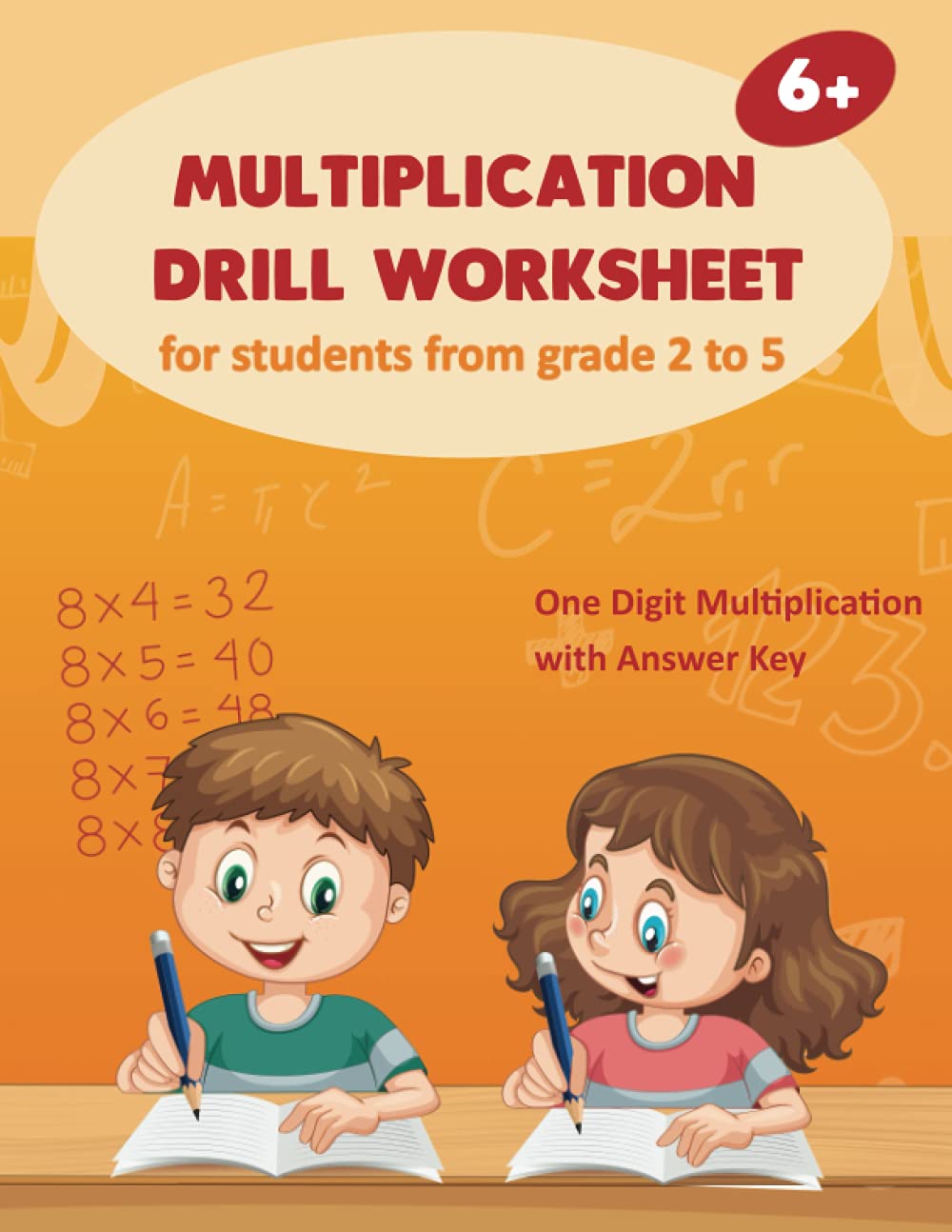 Multiplication Drill Worksheet: Learn the 36 Core Multiplications | One Digit Multiplication Workbook for Grades 3-5