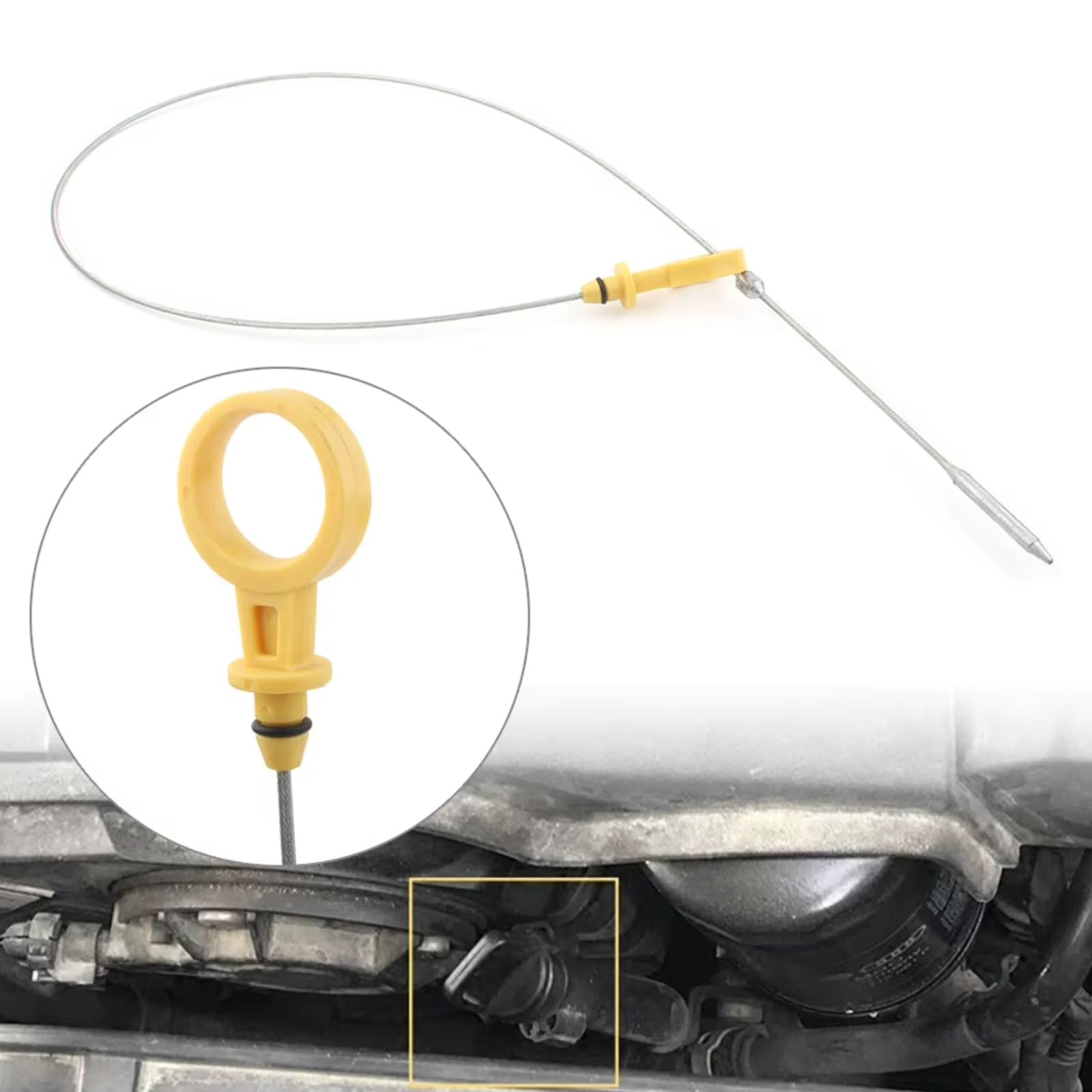 Asta di Livello Olio Motore per GMC Sierra 2500 HD 3500 2001 2002 2003 2004 2005 2006 Asta di Livello Olio Motore per Auto 97287502