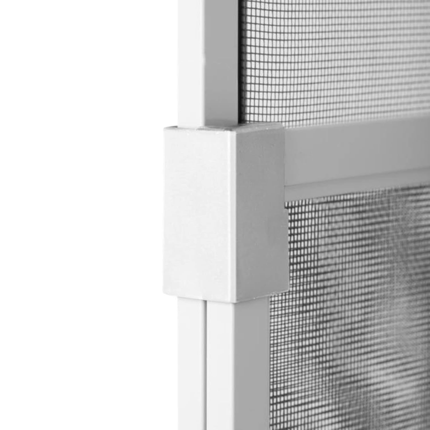 TIENDA EURASIA - Mosquitera Extensible para Ventanas, Marco de Aluminio, Medida de 70-130 cm x 50 cm alto, Mosquiteras para Ventanas, Adaptable a Todos los Marcos