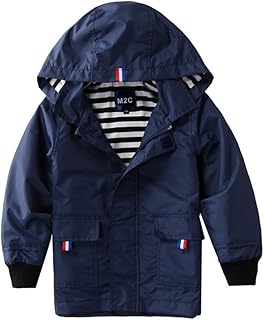M2C Boys & Girls Raincoat Hooded Jacket Outdoor Light Windbreaker