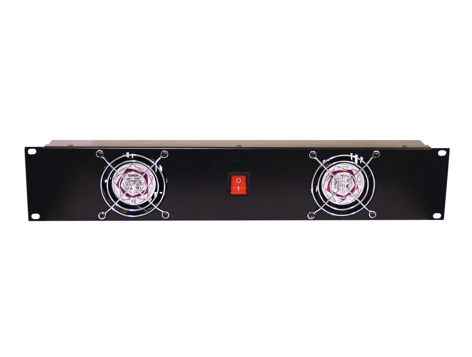 Omnitronic 30100820 - Panel Frontal Z-19 con 2 Ventiladores 2U
