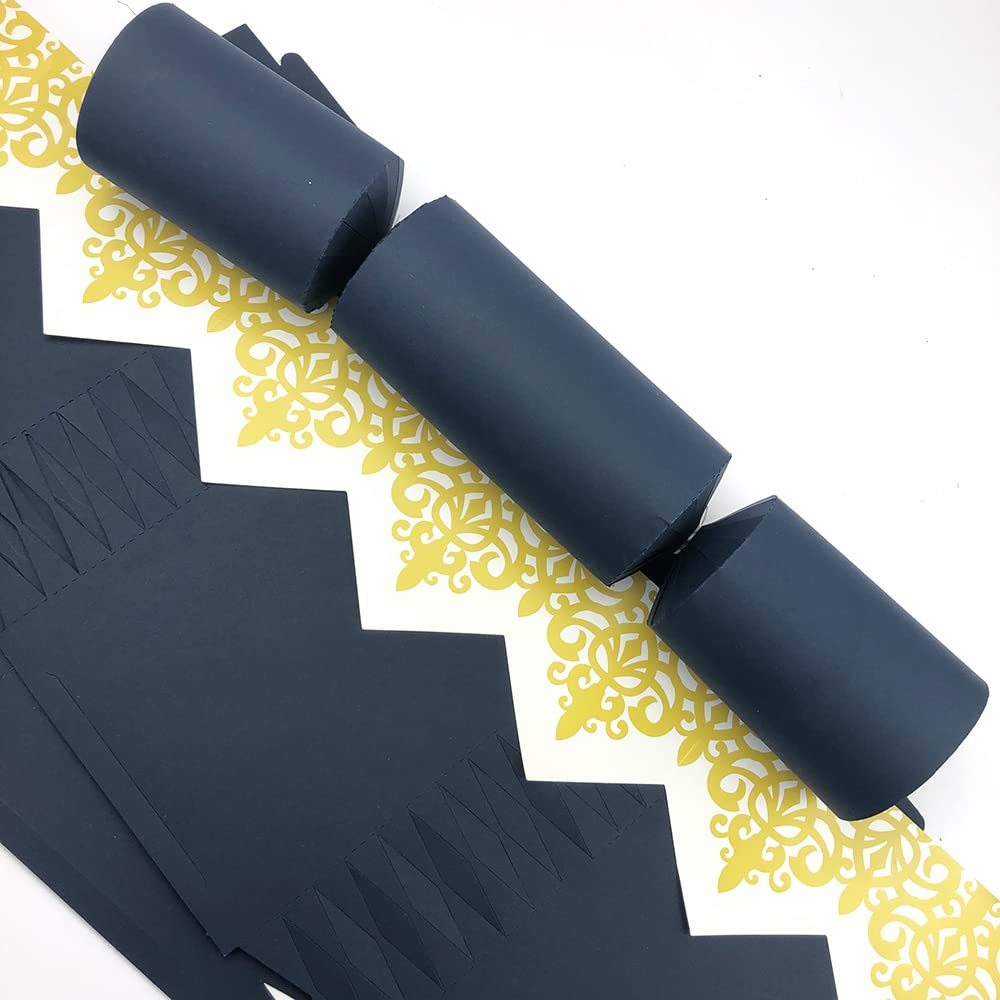 Bespoke by Crafty Capers Navy Blue | Craft Kit to Make 4 Large DIY Crackers | Eco Recyclable