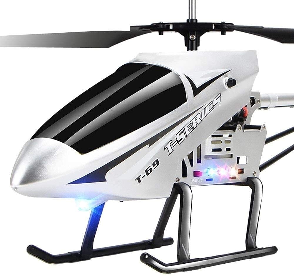 Hélicoptère radiocommandé 2,4 GHz 3,5 canaux Gyroscope Anti-Collision LED Jouet Volant