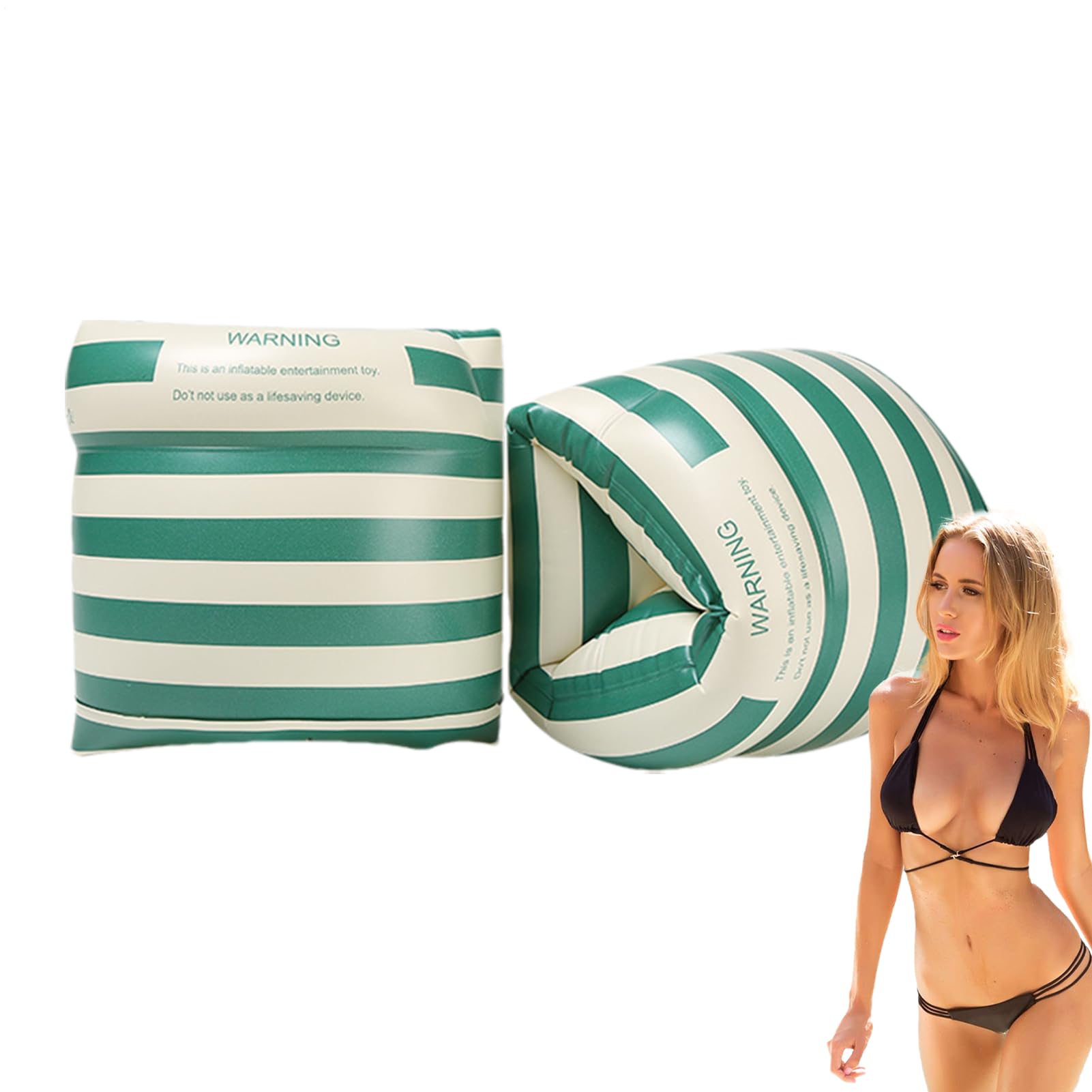Kids Arm - Round Water Sleeve Roller Armband With Double,Soft Comfort Pool, 22x16.5x13.5cm Inflatable Swim Rings, Swimming Pool Accessories For Safe Water Play