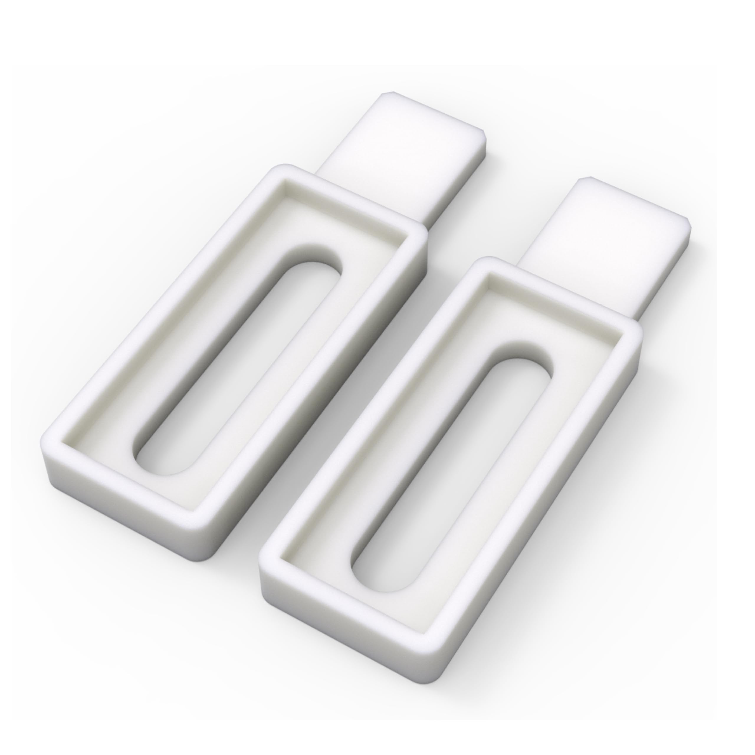 Sintrix Fab Set of 2 Brackets - Compatible with Geberit Cistern UP - Sturdy Wall Mount for Flush-Mounted Toilet Cistern