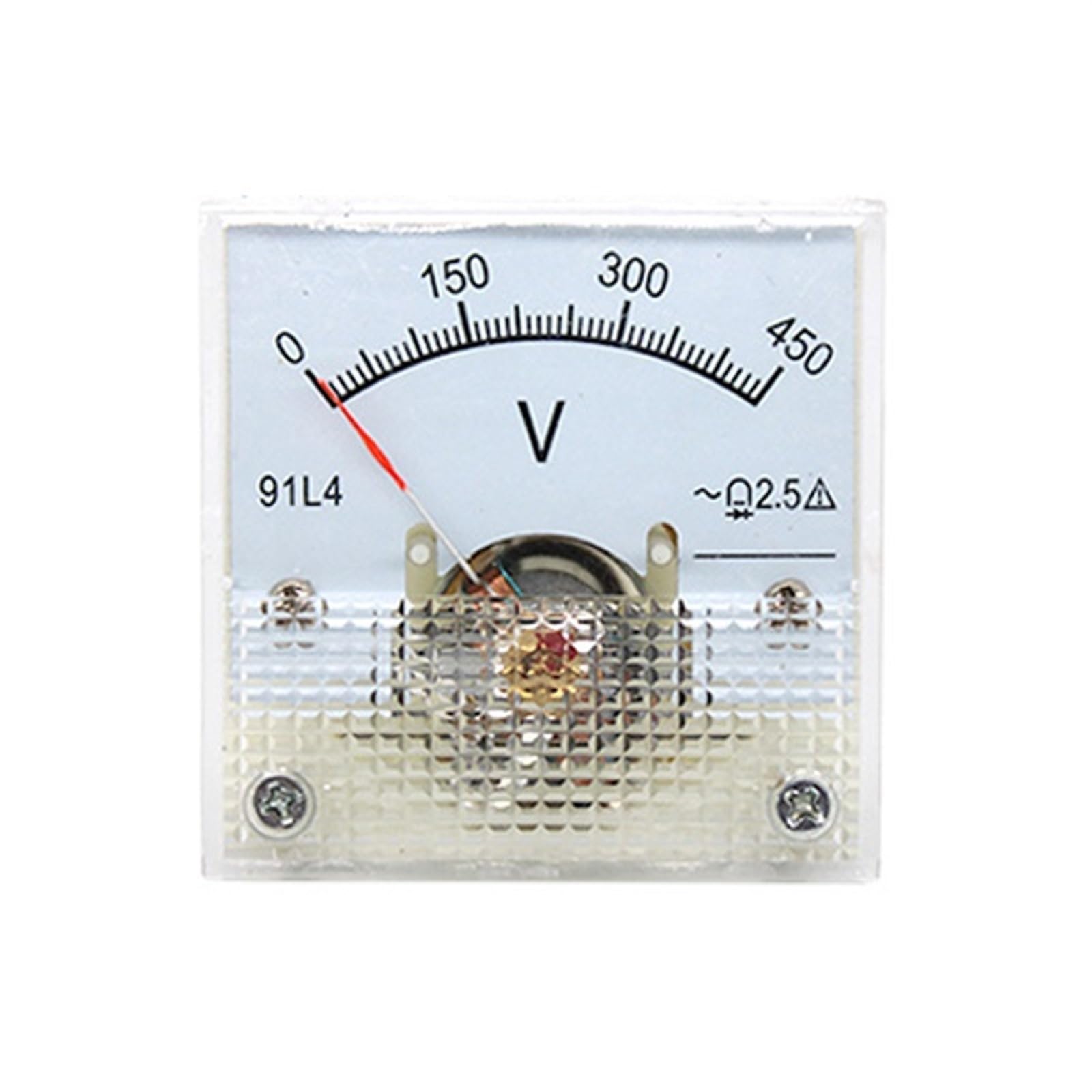 voltímetro, Voltímetro analógico de panel 91L4 AC 0-150V 250V 300V 450V (1 unidad)(450V)