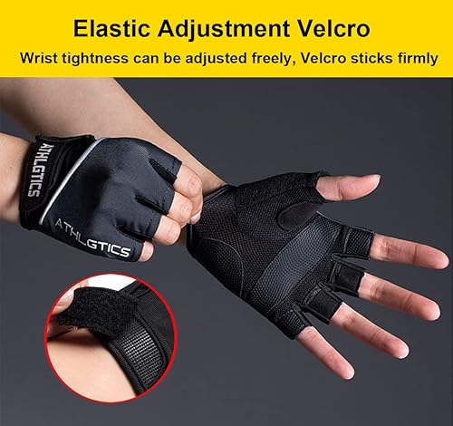 Miniatura 4 de SUJAYU Guantes de entrenamiento para mujeres y hombres, guantes de gimnasio para mujeres y hombres, guantes de gimnasio para entrenamiento, guantes