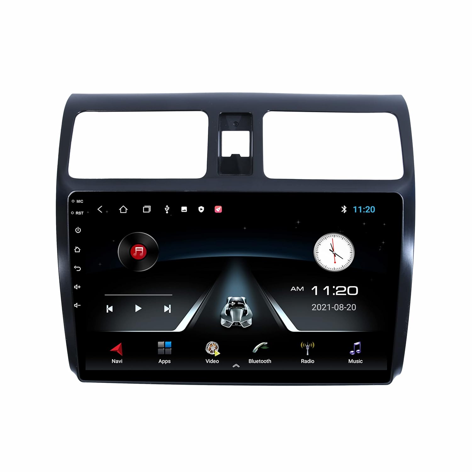 Bassoholic 10 Inches Advanced Car Radio Receiver Android System for Maruti Suzuki Old Swift (2005-10) with 2GB/16GB RAM & ROM, Gorilla Glass/Full HD Display/WiFi/GPS/SWC and HD Parking Camera CP Bassoholic 10 Inches Advanced Car Radio Receiver Android System for Maruti Suzuki Old Swift (2005-10) with 2GB/16GB RAM & ROM, Gorilla Glass/Full HD Display/WiFi/GPS/SWC and HD Parking Camera CP