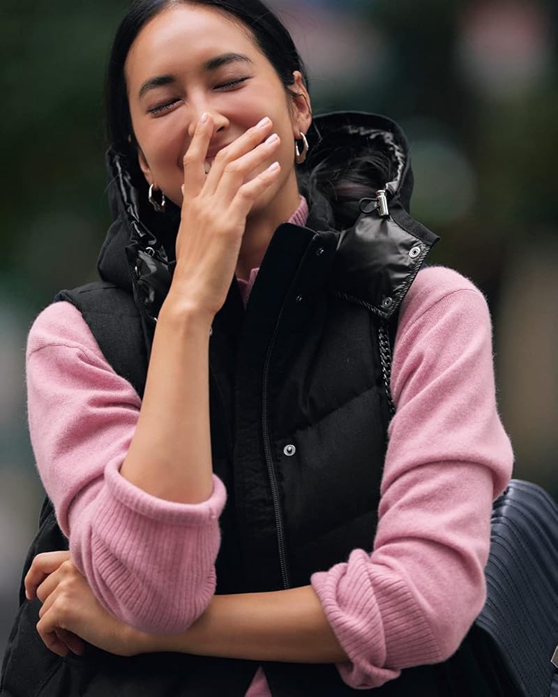 Amazon | [ドゥクラッセ] ウールライクダウン・2WAYフードベスト