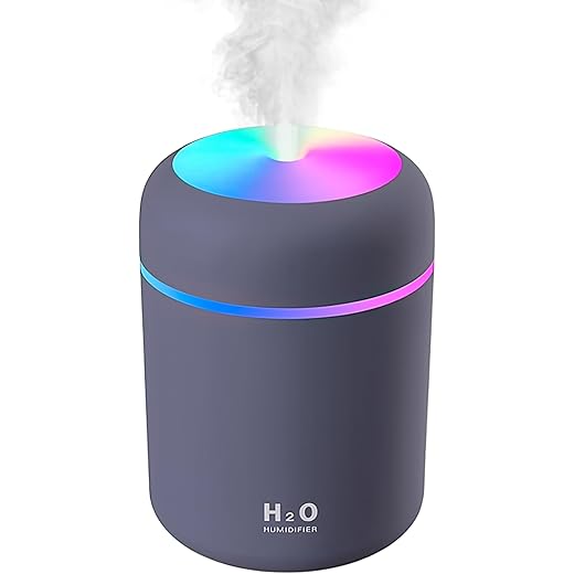 RGB Portable Humidifier with 7 Color LED Light Cool Mist M