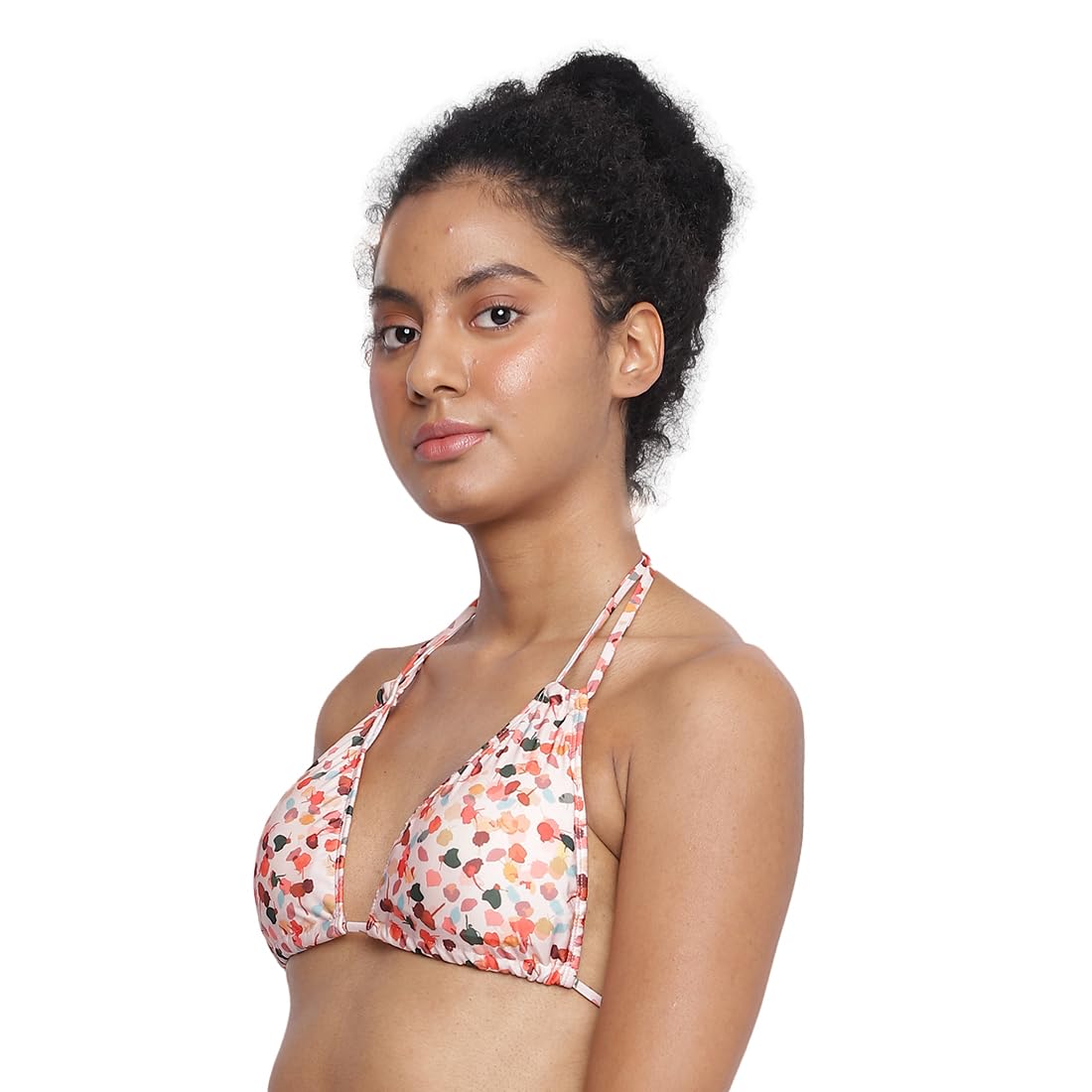 Kavaratti Island Halter Neck Padded Swimwear Bikini Bra for Women for Beach wear-image-10