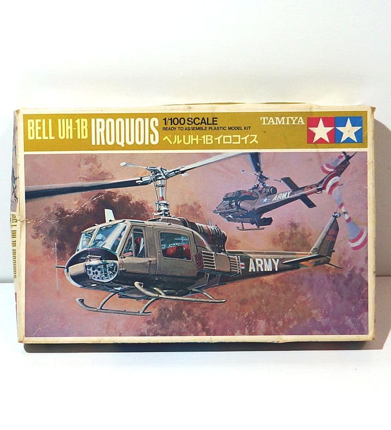 未使用　BELL UH-1B HUEY ヘリ　プラモデル TAMIYA Amazon | タミヤ 1/100 PA1010 ベル UH-1B イロコイス 現用 アメリカ