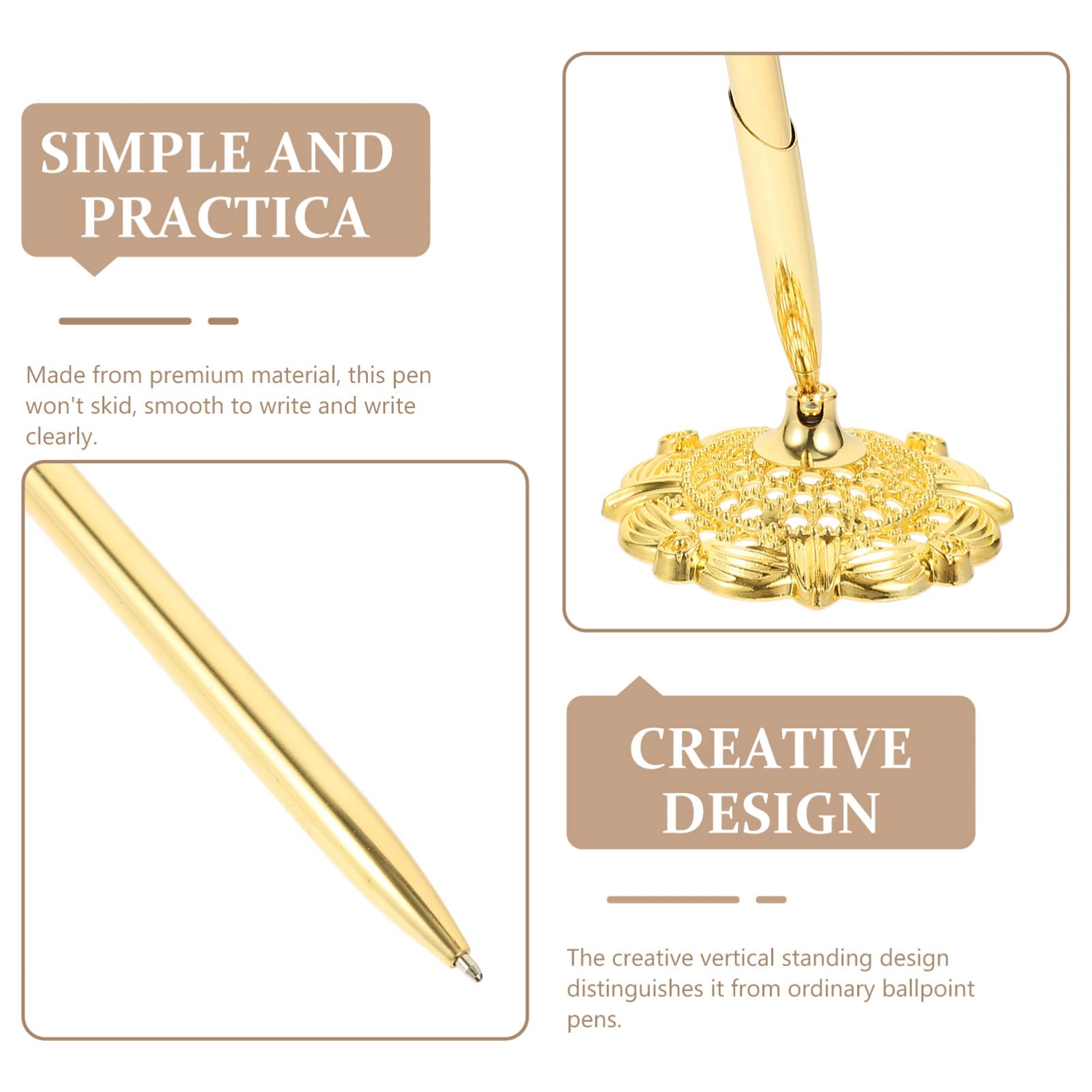 STOBOK 6pezzi Penne Decorative Professionali Per Scrittura e Banche e Penne Per Hotel e Conferenze