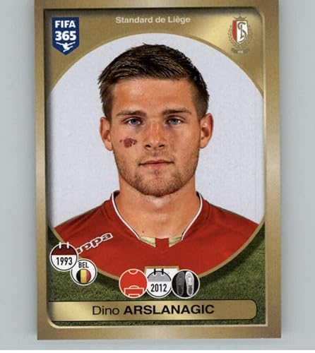 Miniatura 1 de 2016-17 Panini FIFA 365 Stickers #177 Dino Arslanagic R. Standard de Liege Official Soccer Album Sticker in Raw (NM or Better) Condition
