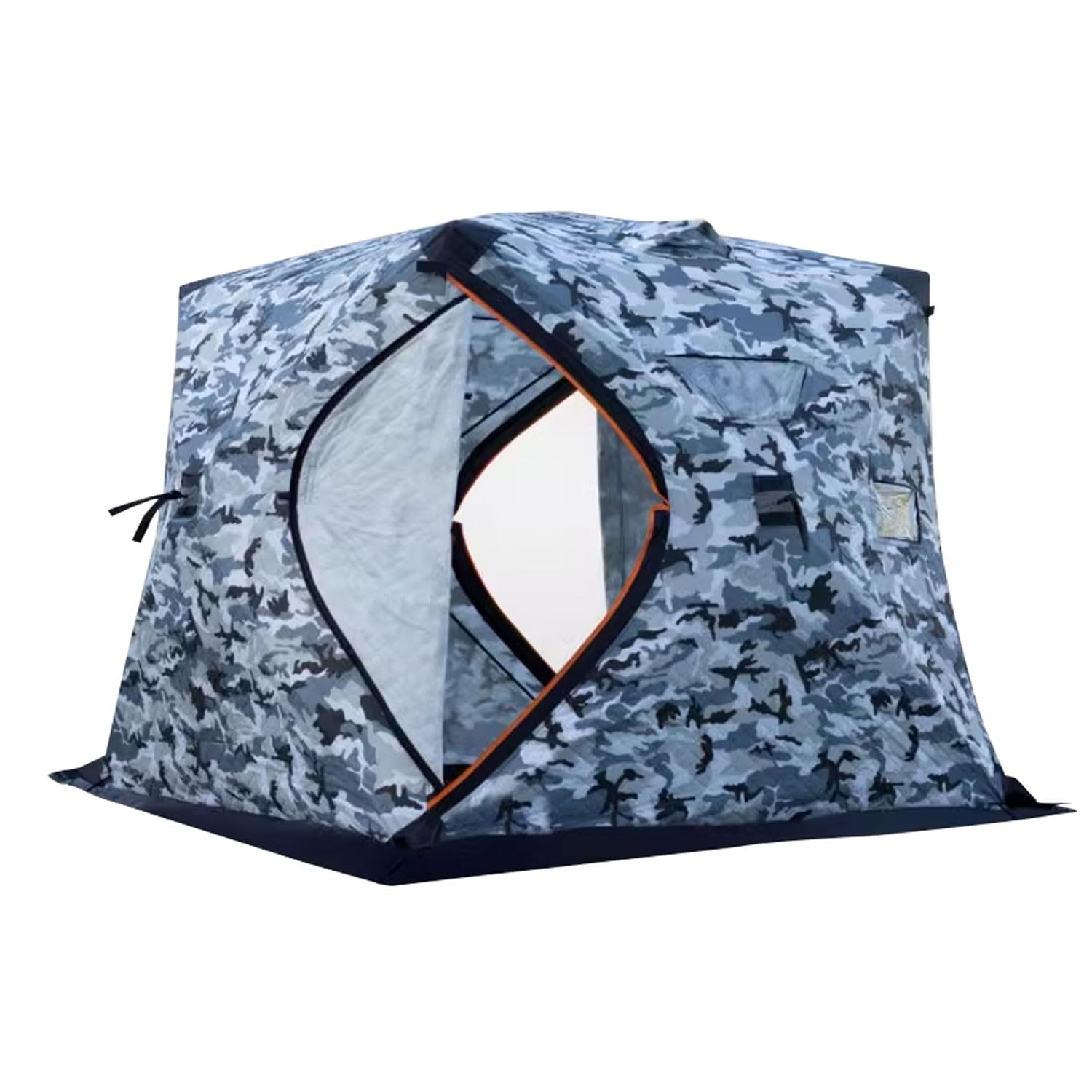 SciAza ice Fishing Tent ice Fishing shelter Insulated Winter Portable Thickened Cold-Proof, Wind-Resistant and Warm Tent for 2-3 People(Color:1)