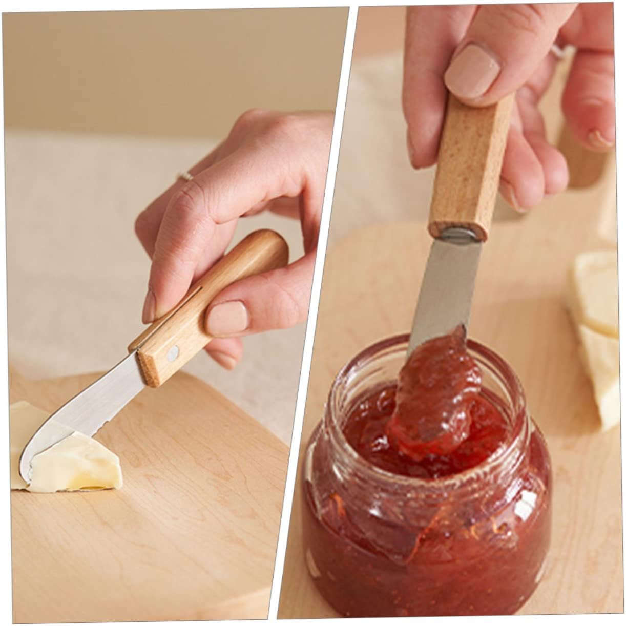 1set Cheese Cutters Handle Ergonomic Cheese Spreader for Home Kitchen Restaurants Compact and Baking Tools for Jams and Spreads