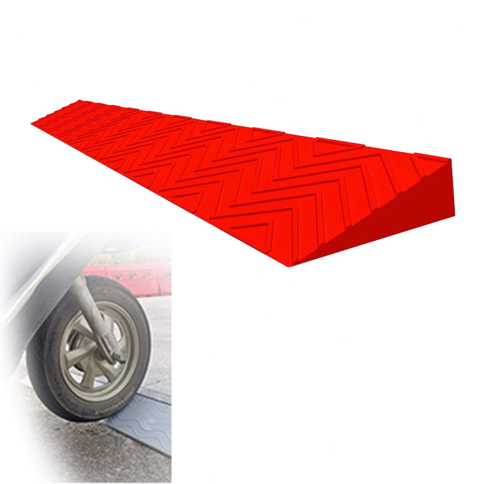 Rojo,100 * 12 * 5.5 cm,Puerta Umbral Rampa, Acceso Umbral Rampas para Sillas De Ruedas para Barrer Robots Bicicletas Scooters Equipaje