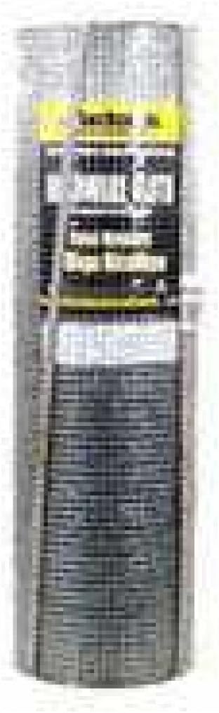Jackson Wire 11052313 Hardware Cloth, 50 Ft Roll L X 24 in W, 1/4 in Mesh, 23 Ga Wire, 1/4' x 24' x 50'