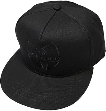Mens Wu Tang Clan Black Logo Baseball Cap Black