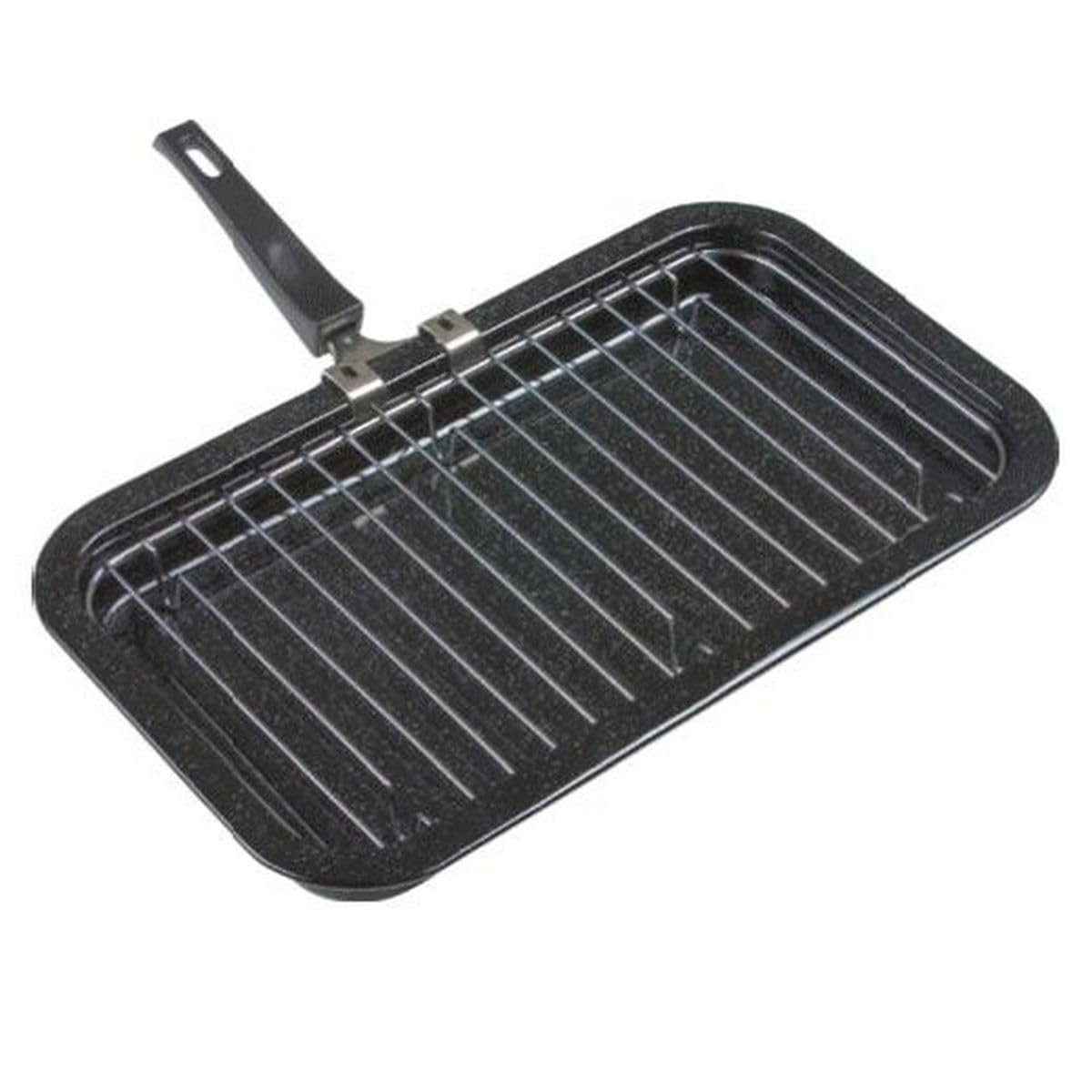 Falcon Black 40Cm Enamel Grill Pan