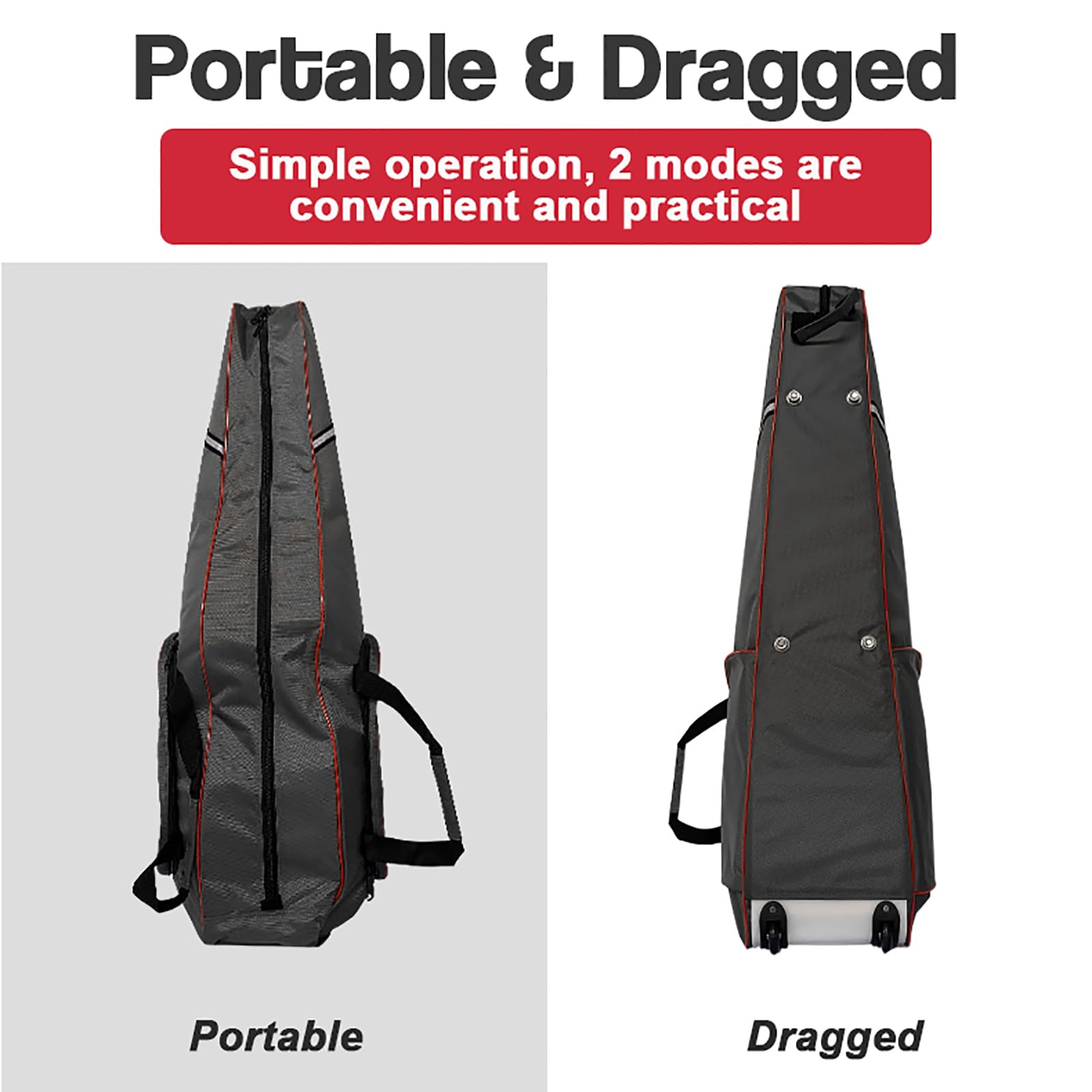 Bolsa para esgrima con Ruedas para Espada, Sable y florete Impermeable Bolsa para Material de esgrima con Ruedas Bolsa para Equipamiento Bolsa para Espadas de esgrima,Gris