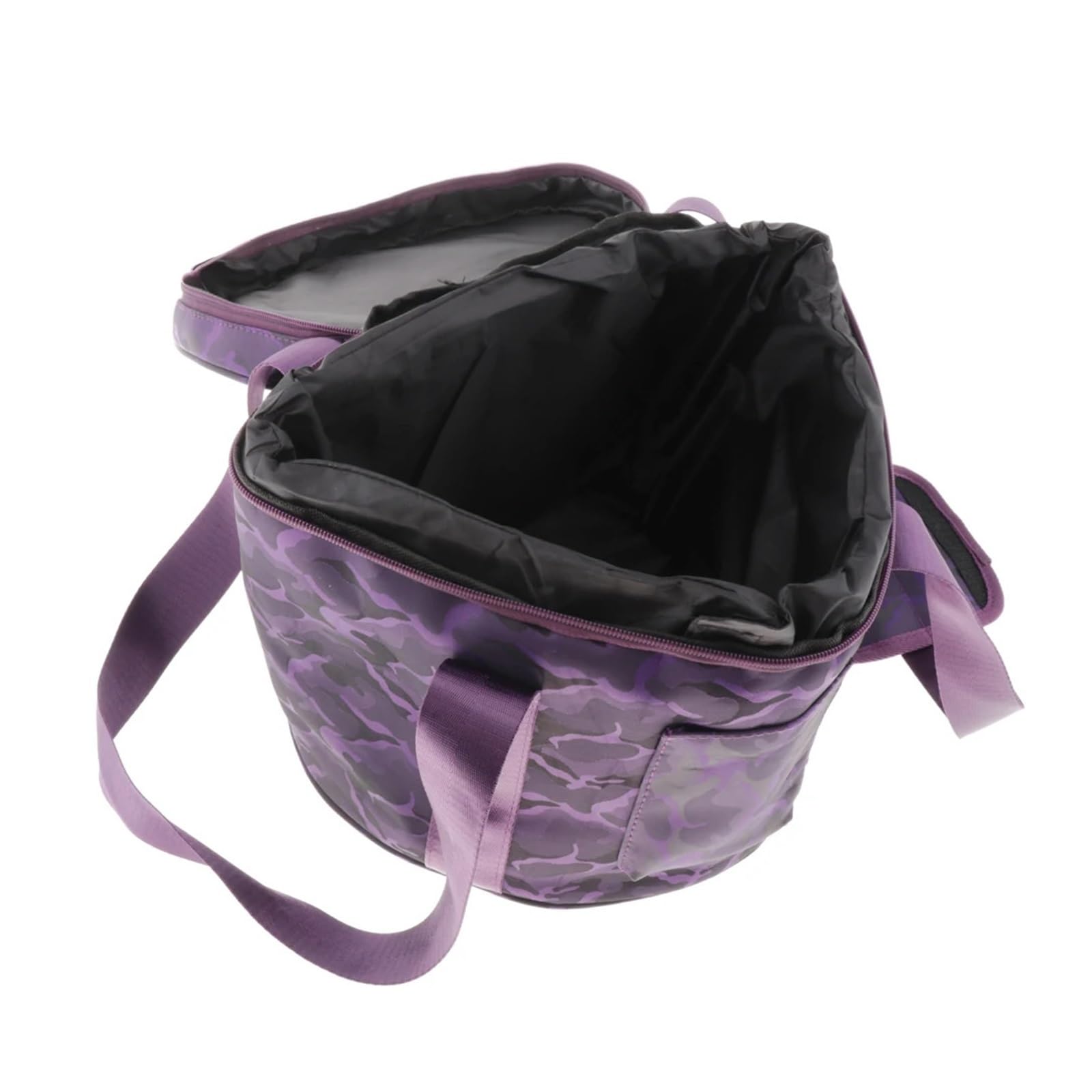 Bolsa para cuencos tibetanos Funda de transporte almacenamiento algodón portátil, bolsa cristal for cantar, for meditación, Yoga, piezas for cuencos(Purple B 12inch)