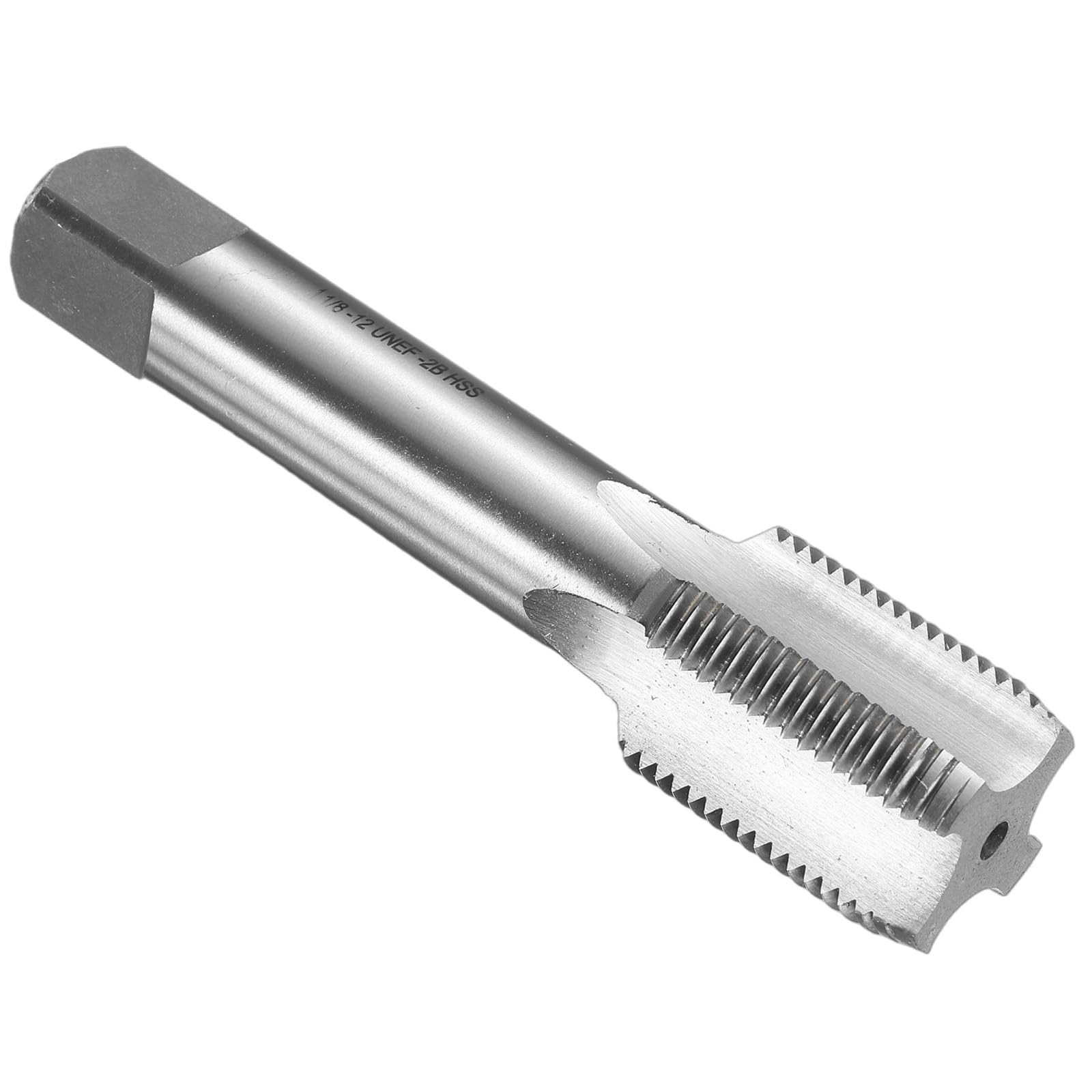 QUARKZMAN Maschietto A Mano Di Tipo Bottoming 1-1/8-12 UNF 2B Filettatura Stile Bottoming Maschietti Acciaio Ad Alta Velocità HSS6542 Scanalature Dritte Utensile