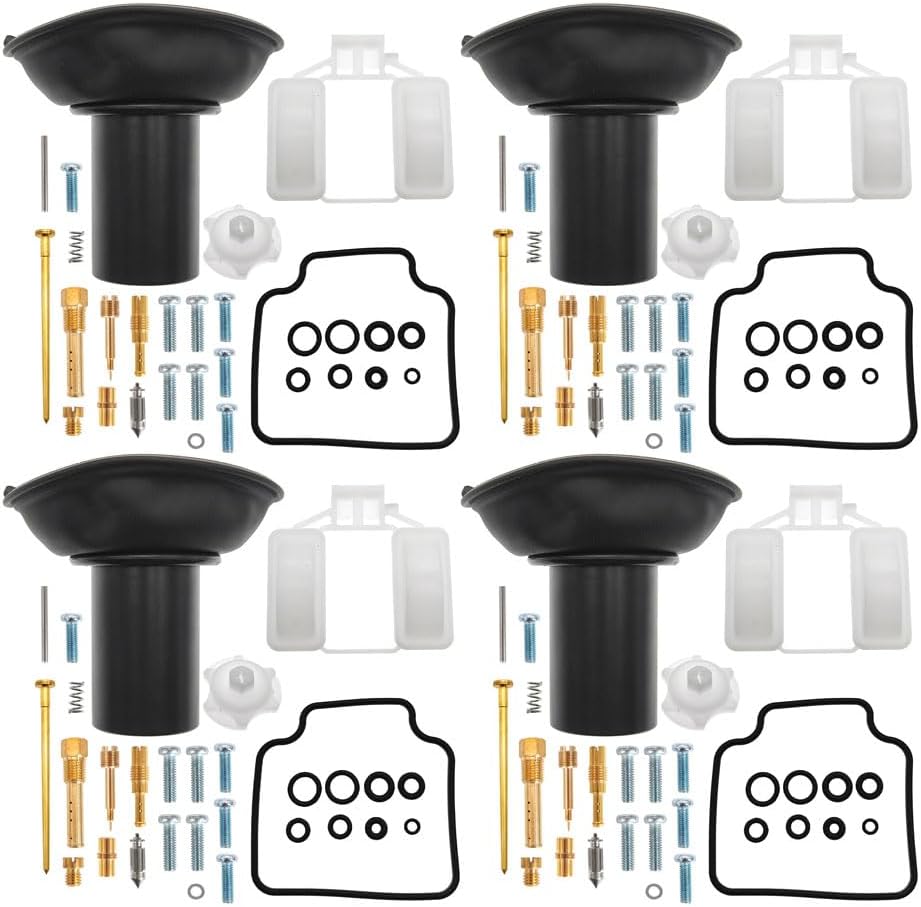 4 Pcs Carburetor Rebuild Kits Replacement for Honda Nighthawk 750 CB750 1991-1992 1994-2003 CB750L CB750 49 1993 Carb Repair Kit with Float