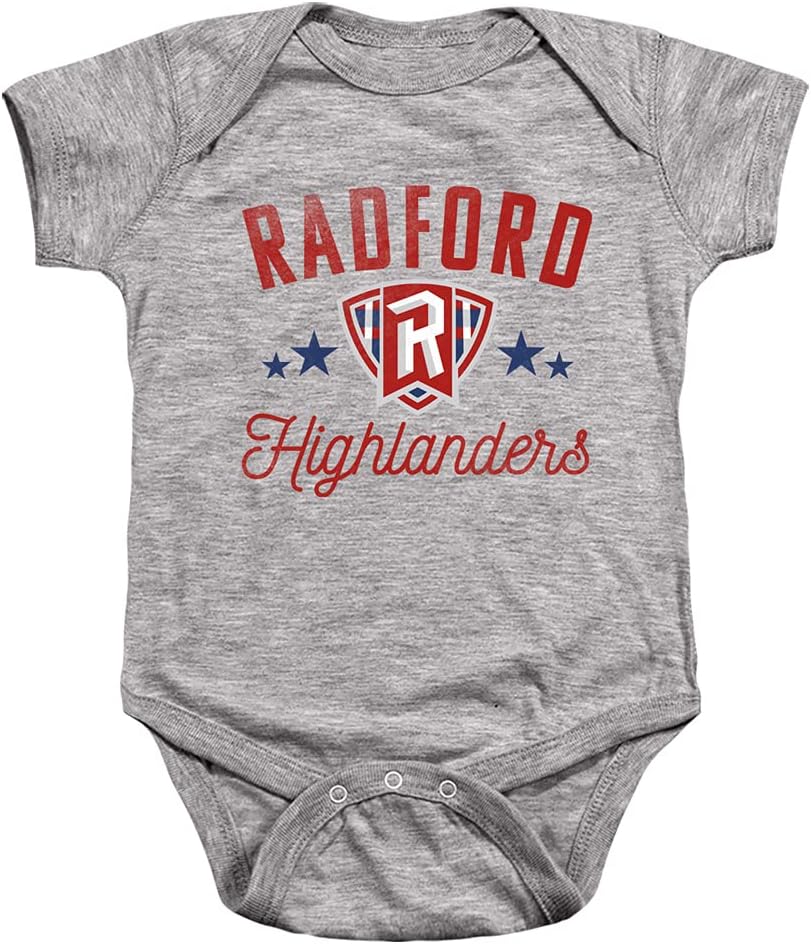 Radford University Official Highlanders Unisex Infant Snap Suit for Baby