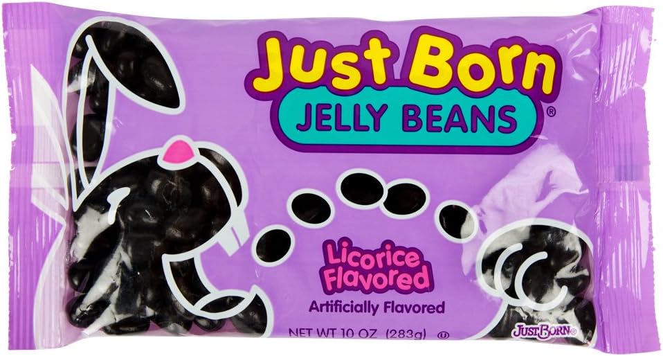 Just Born, Jelly Beans Licorice, 10 Ounce