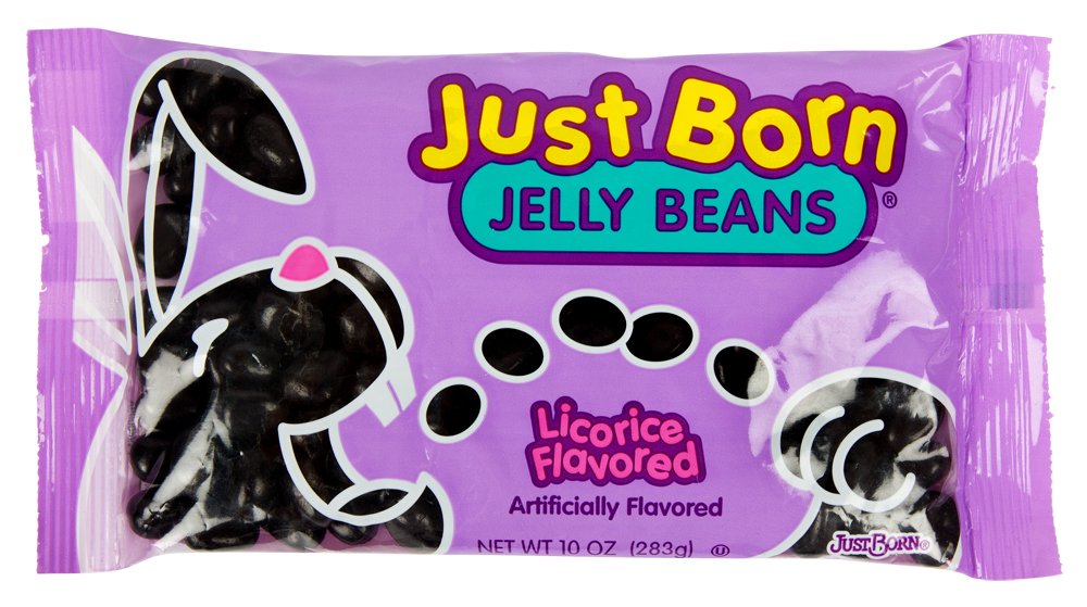 Just Born, Jelly Beans Licorice, 10 Ounce