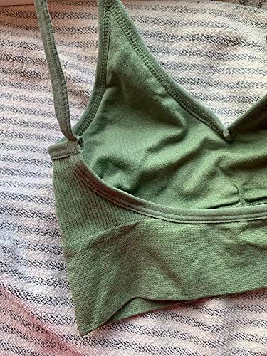 TOP SUTIA CROPPED ALÇA FINA ALCINHA VERDE COM BOJO T9105