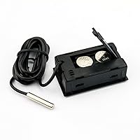 Vista 4 de HiLetgo 5pcs Digital LCD Termómetro Temperatura Digital LCD Refrigerador Termómetro Temperatura del Agua con Sonda Fahrenheit