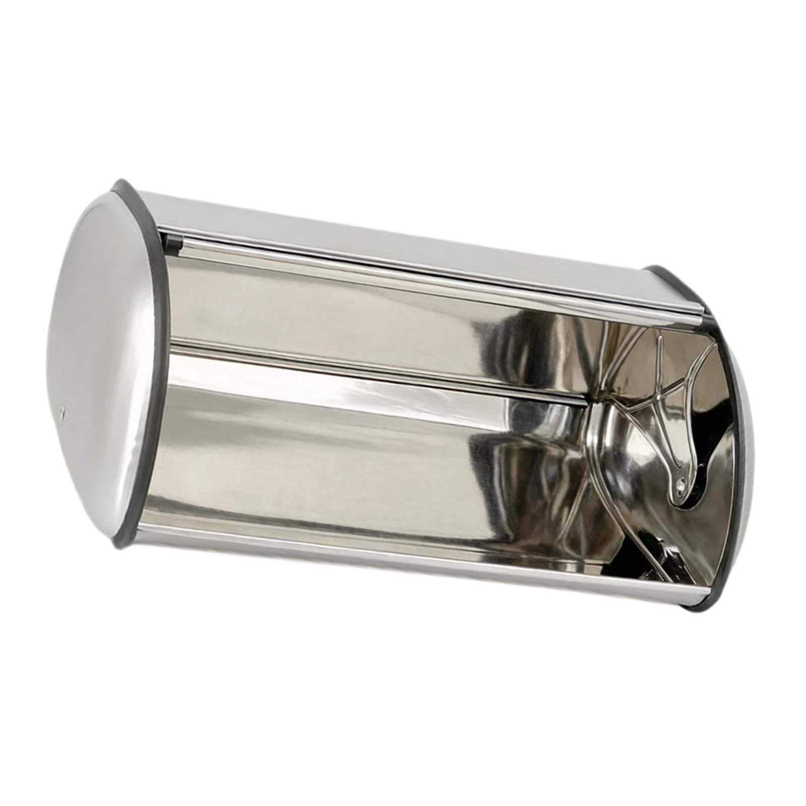 Msioytog Metal Bread Storage with Ventilated Design Ideal for Keeping Baked Items Compact Yet Roomy Kitchen Essential Ventilated Bread Storage
